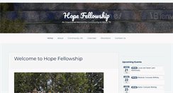 Desktop Screenshot of hopefellowshipwaco.org